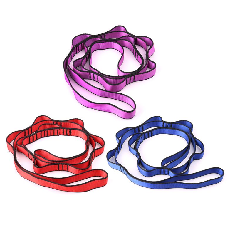 Climbing Nylon Daisy Chain Rope With Loops Yoga Entertainment and fitness Hammock Hanging Strap Bandlet
