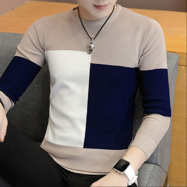 2019 Winter New Arrivals Thick Warm Sweaters O-Neck Wool Sweater Men Brand Clothing Knitted Cashmere Pullover Men m-3xl