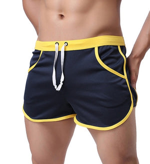 2020 Fashion Male Shorts Quick Dry Summer Men's Beach Shorts Casual Swim Black Household G Pocket Straps Inside Trunks Man Short