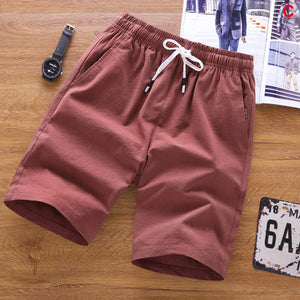 2020 Summer Men's shorts Casual Loose Cropped Trousers Sports Shorts Loose Knit Straight Casual Pants Cotton Short Pants New 4XL