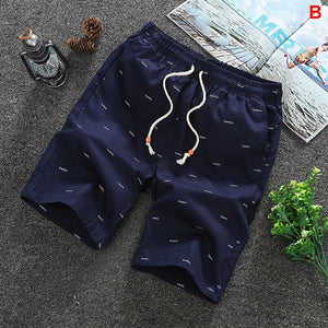 2020 Summer Men's shorts Casual Loose Cropped Trousers Sports Shorts Loose Knit Straight Casual Pants Cotton Short Pants New 4XL