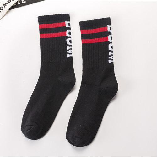 spring and autumn casual long paragraph weed boat socks Fashion comfortable high quality cotton socks  leaf maple leaves