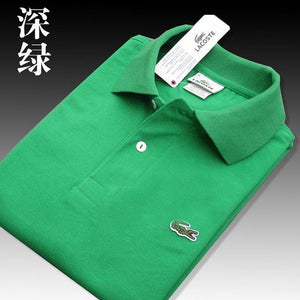 Man Polo Shirt Brand Mens Casual Deer Embroidery Polo shirt Men Short Sleeve High Quantity Polo Men
