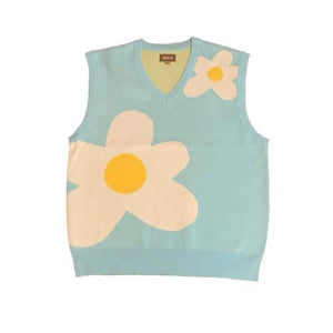 New men Luxury golf Flower Le Fleur Tyler The Creator Knit Casual Sweaters Vest sleeveless Asian Plug Size High Drake #M12