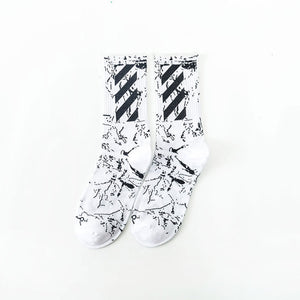 spring and autumn casual long paragraph weed boat socks Fashion comfortable high quality cotton socks  leaf maple leaves