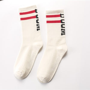 spring and autumn casual long paragraph weed boat socks Fashion comfortable high quality cotton socks  leaf maple leaves