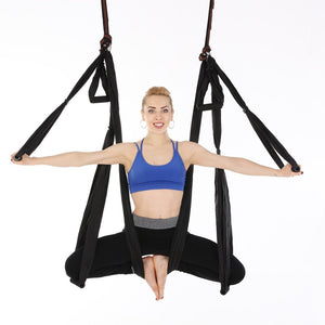 2in1 yoga hammock + outdoor hammock, family yoga exercise tools, inverted fitness hammock