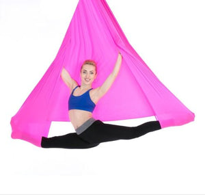 Yoga Swing Aerial Hammock Trapeze Inversion Anti-gravity Large Strong 5x2.8m Yoga Body Building Workout Fitness Equipment