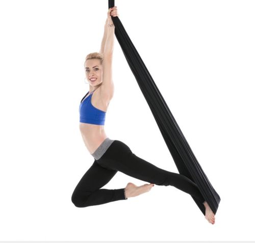 Yoga Swing Aerial Hammock Trapeze Inversion Anti-gravity Large Strong 5x2.8m Yoga Body Building Workout Fitness Equipment